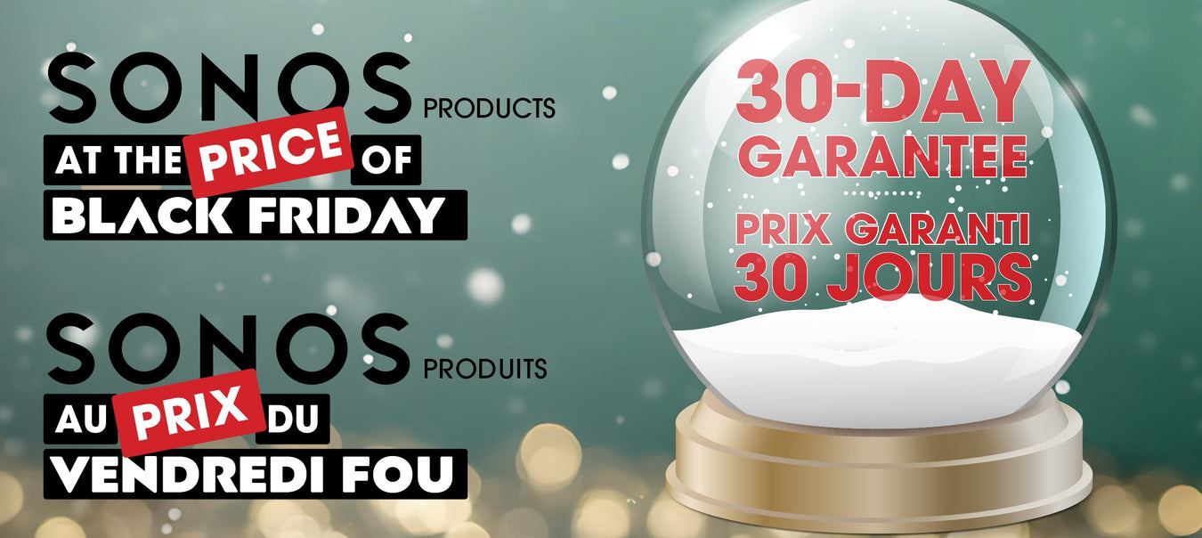 Produits Sonos aux prix du Boxing Day 2025 | SONXPLUS Rockland