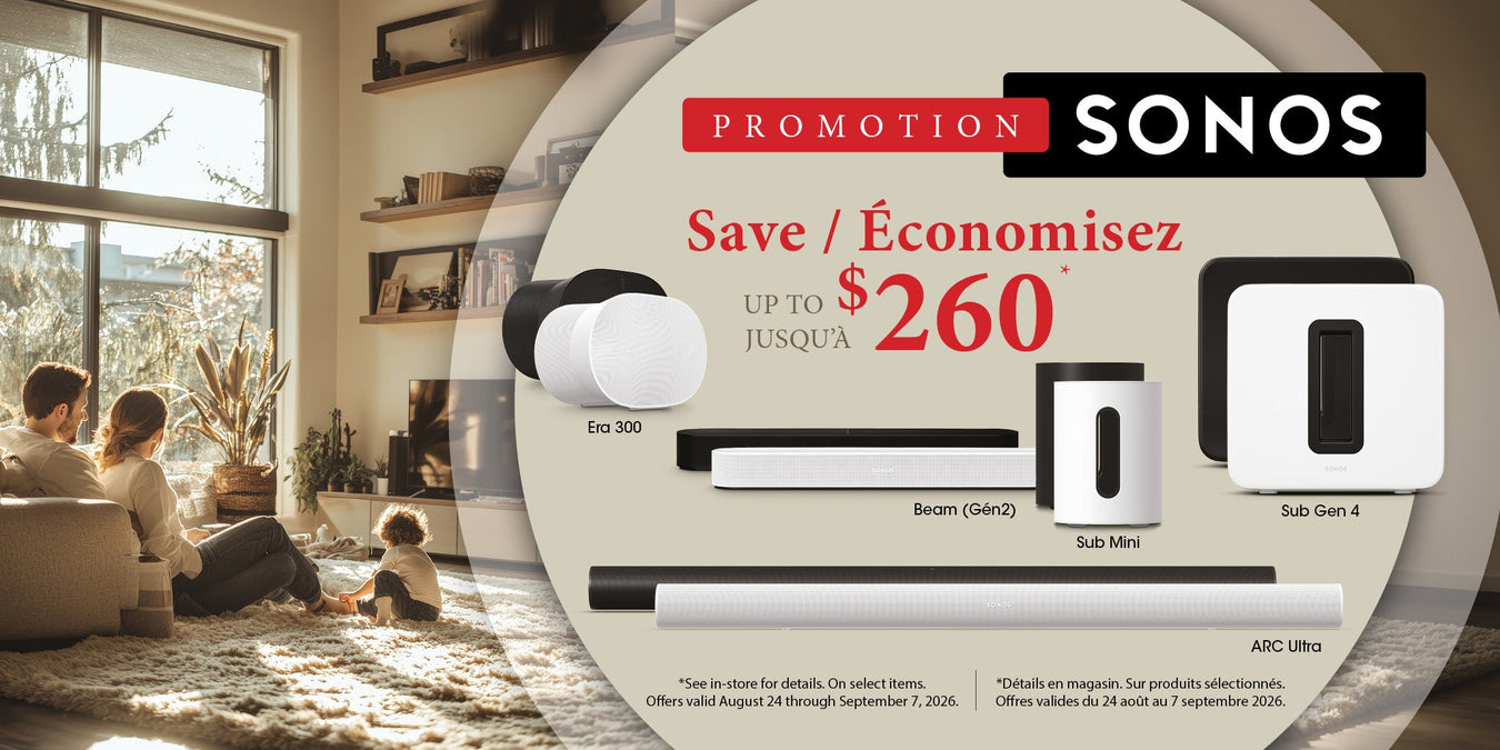 Labour Day promotion with Sonos | SONXPLUS Rockland