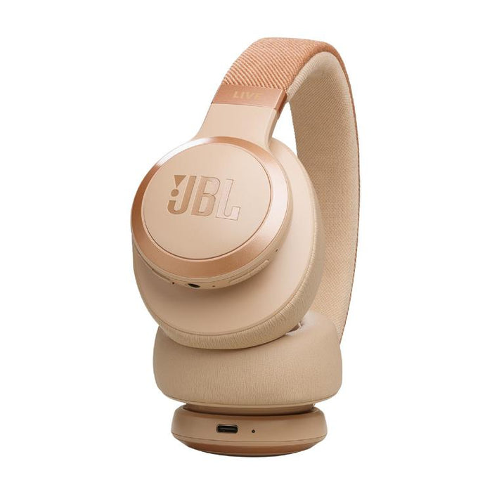 JBL Live 770NC | Casque d'écoute circum-auriculaire - Sans fil - Bluetooth - Sandstone-SONXPLUS Rockland