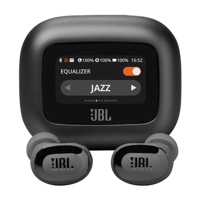 JBL Live Buds 3 | Écouteurs intra-auriculaires - Écran tactile LED 1,45" - Bluetooth - Noir-SONXPLUS Rockland