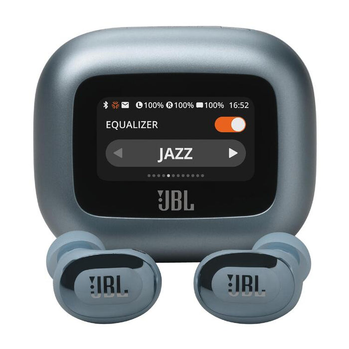 JBL Live Buds 3 | Écouteurs intra-auriculaires - Écran tactile LED 1,45" - Bluetooth - Bleu-SONXPLUS Rockland