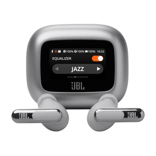 JBL Live Beam 3 | In-ear headphones - 1.45" LED touch screen - Silver-SONXPLUS Rockland