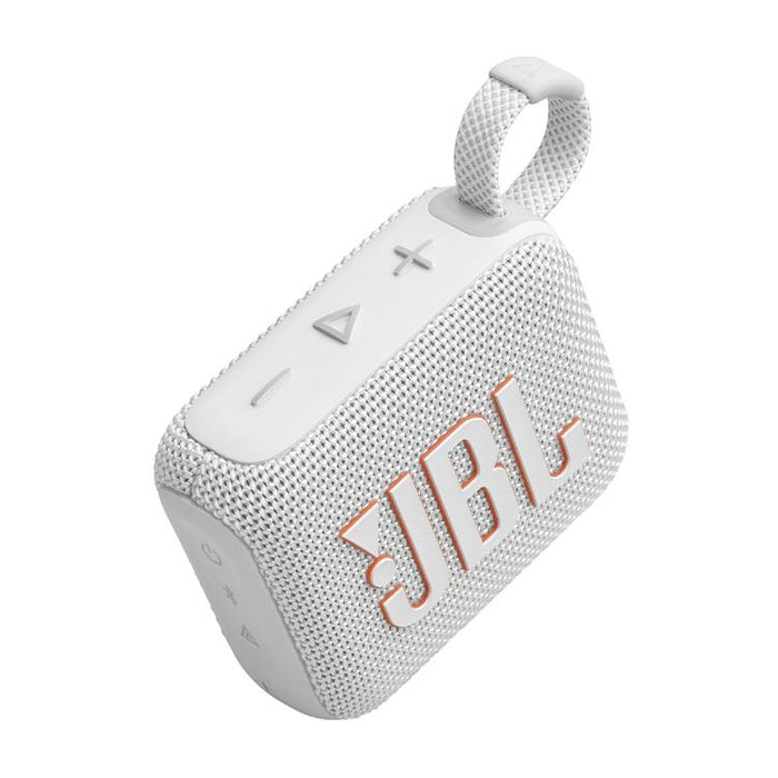 JBL GO 4 | Mini enceinte portable - Bluetooth - IP67 - Blanc-SONXPLUS Rockland