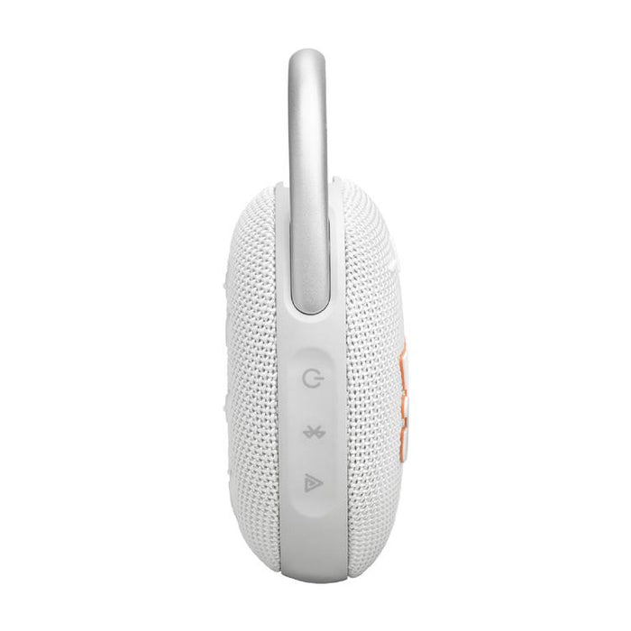 JBL Clip 5 | Enceinte portable à mousqueton - Bluetooth - IP67 - Blanc-SONXPLUS Rockland