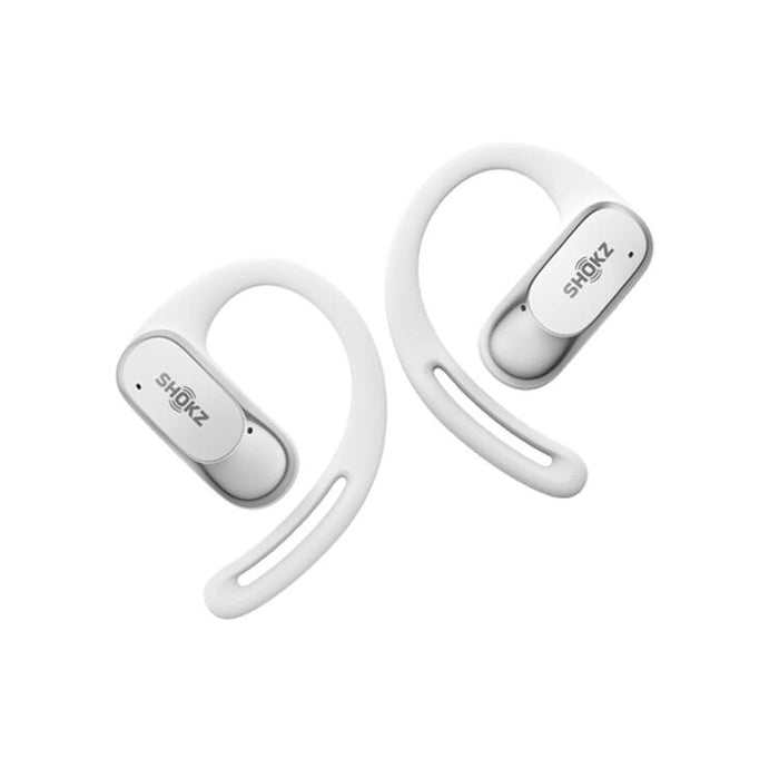 SHOKZ OpenFit Air | Bone conduction headphones - Up to 28 hours of listening - Bluetooth - White-SONXPLUS Rockland