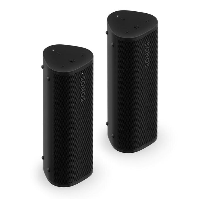 Sonos | Ensemble Aventure - 2 Roam 2 Portable Speakers - Bluetooth - Waterproof - Black-SONXPLUS Rockland