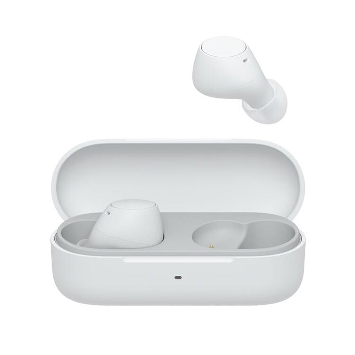 Sony WF-C510 | Écouteurs intra-auriculaires - 100 % sans fil - Bluetooth - Microphone - Jusqu'à 22 heures d'autonomie - IPX4 - Blanc-SONXPLUS Rockland