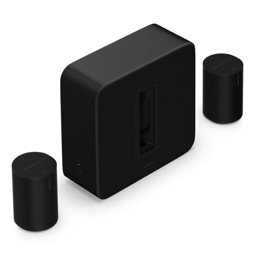 Sonos | Ensemble complémentaire Home Cinéma haut de gamme - Sub 4 + 2 Era 100 - Noir-SONXPLUS Rockland