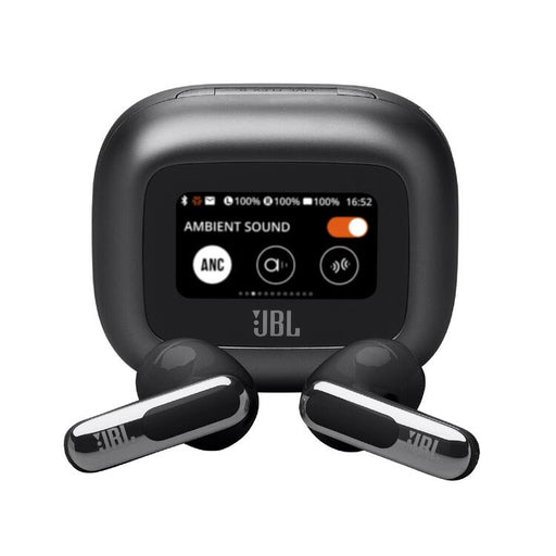 JBL Live Flex 3 | In-ear headphones - Wireless - Noise reduction - 1.45” touch screen - Black-SONXPLUS Rockland