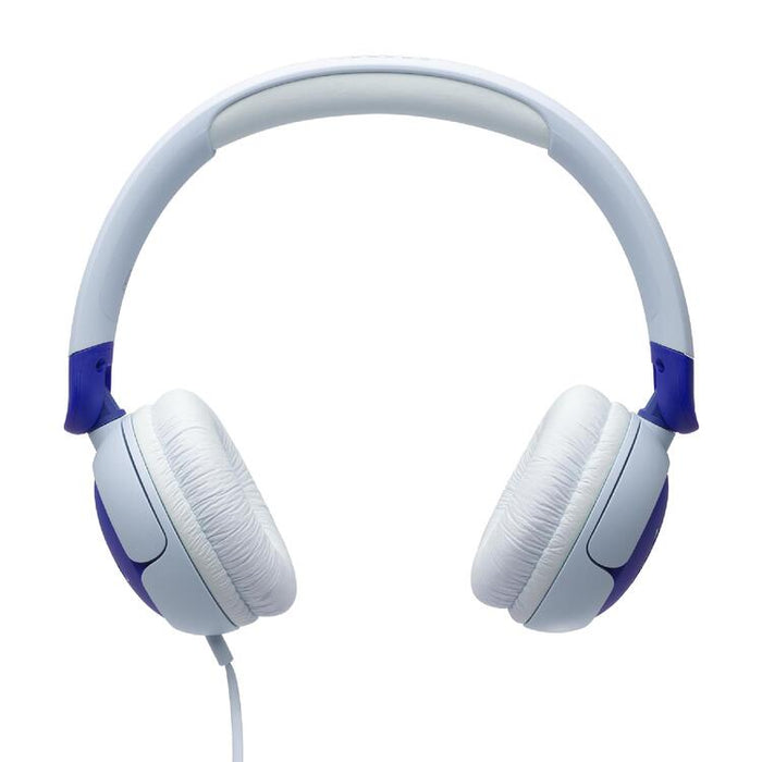 JBL JR320 | Wired circum-aural headphones for kids - JBL Safe Sound - Microphone - Blue-SONXPLUS Rockland