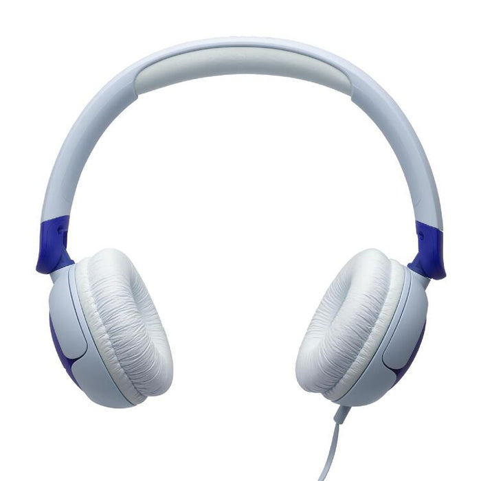 JBL JR320 | Wired circum-aural headphones for kids - JBL Safe Sound - Microphone - Blue-SONXPLUS Rockland