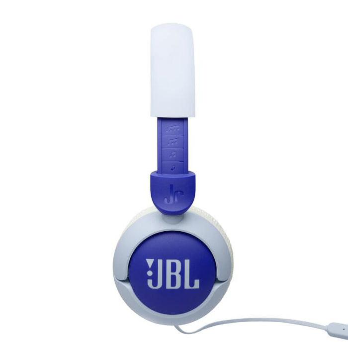 JBL JR320 | Wired circum-aural headphones for kids - JBL Safe Sound - Microphone - Blue-SONXPLUS Rockland