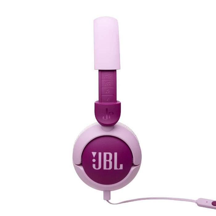 JBL JR320 | Wired circum-aural headphones for kids - JBL Safe Sound - Microphone - Purple-SONXPLUS Rockland