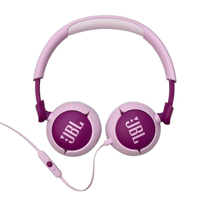 JBL JR320 | Wired circum-aural headphones for kids - JBL Safe Sound - Microphone - Purple-SONXPLUS Rockland
