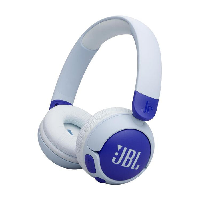JBL JR 320BT | Wireless circumaural headphones for kids - Bluetooth - JBL Safe Sound - Microphone - Blue-SONXPLUS Rockland