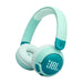 JBL JR 320BT | Wireless circumaural headphones for kids - Bluetooth - JBL Safe Sound - Microphone - Green-SONXPLUS Rockland