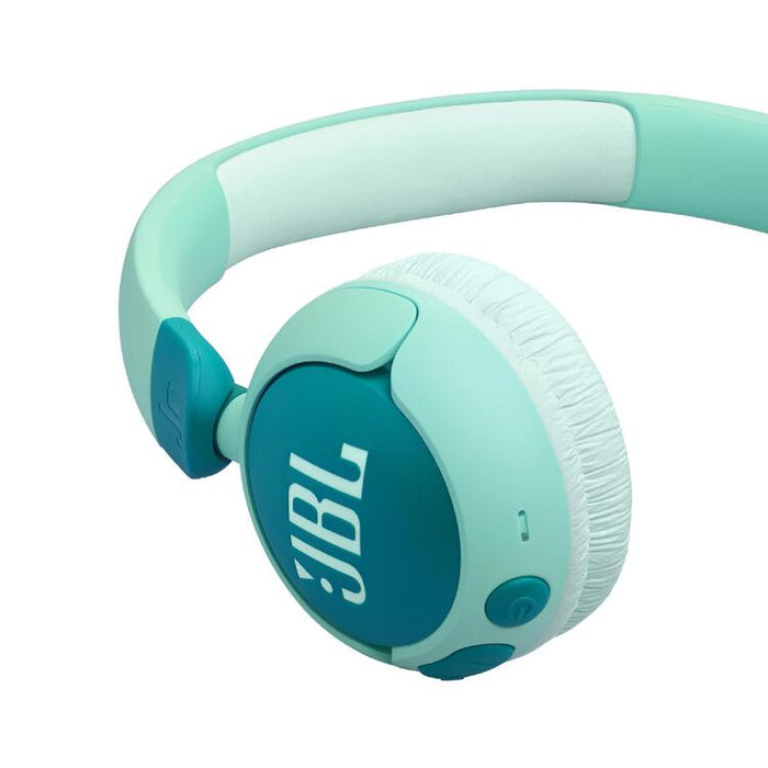 JBL JR 320BT | Wireless circumaural headphones for kids - Bluetooth - JBL Safe Sound - Microphone - Green-SONXPLUS Rockland