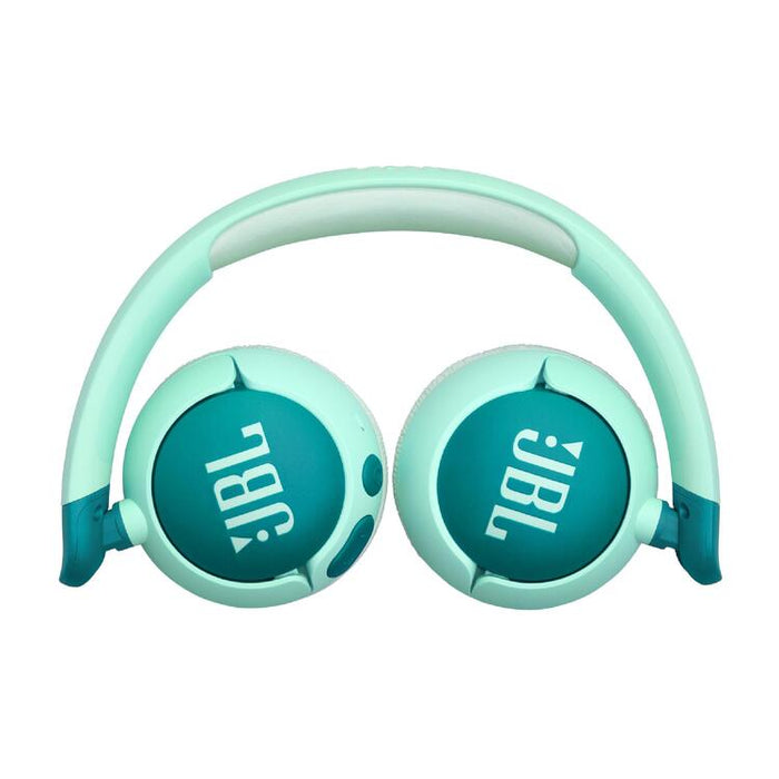 JBL JR 320BT | Wireless circumaural headphones for kids - Bluetooth - JBL Safe Sound - Microphone - Green-SONXPLUS Rockland
