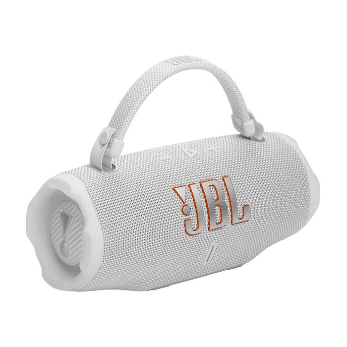 JBL Charge 6 | Bluetooth Portable Speaker - Waterproof - Auracast - 28 Hours autonomy - White-SONXPLUS Rockland