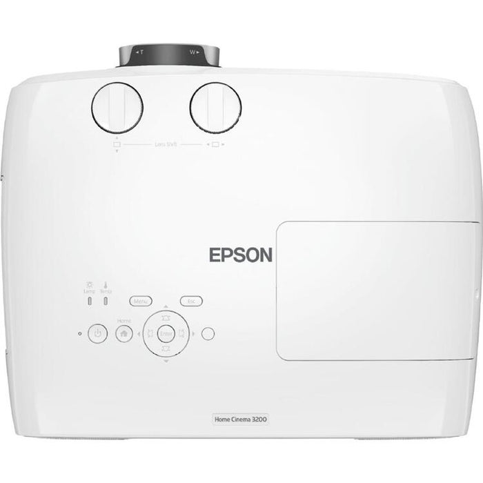 Epson Home Cinema 3200 | Projecteur Home Cinema 3LCD - 16:9 - 4K Pro-UHD - Blanc-SONXPLUS Rockland