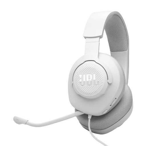 JBL Quantum 100 M2 | Wired Over-Ear Gaming Headset - Compatible with All Platforms - White-SONXPLUS Rockland