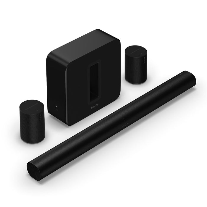 Sonos | Premium Immersive Set with Arc - Sub - Era 100 - Black-SONXPLUS Rockland