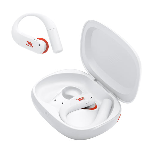 JBL Endurance Peak 4 | In-ear headphones - TwistLock - White/Orange | 02 | Sonxplus Rockland
