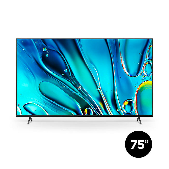Sony BRAVIA 3 K-75S30 | Téléviseur intelligent 75 po - LCD - LED - Série S30 - 4K Ultra HD - HDR - Google TV | 01 | Sonxplus Rockland