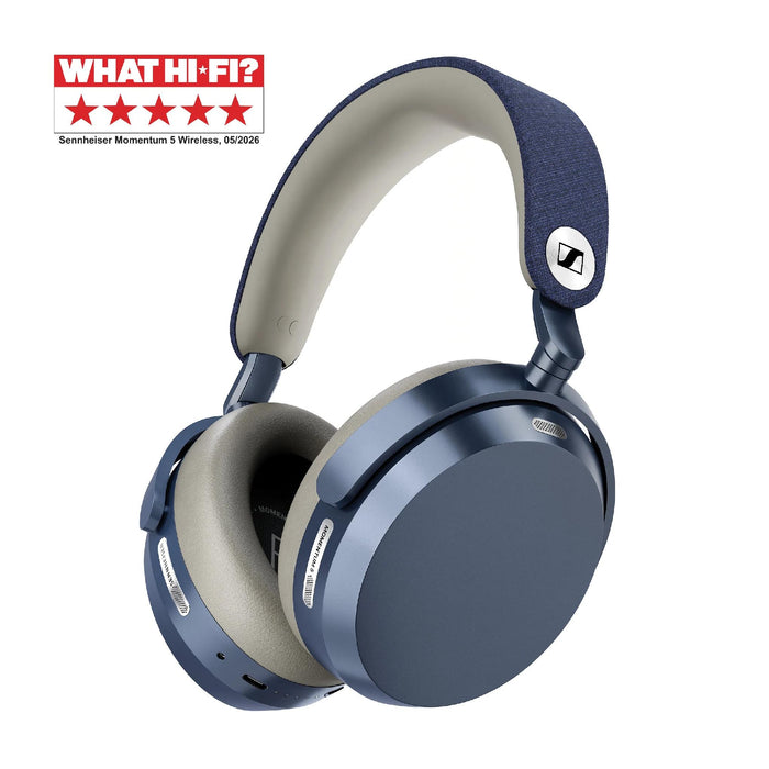 Sennheiser MOMENTUM 5 Wireless | Casque supra-auriculaire - Sans fil - Réduction adaptative du bruit - Denim | 04 | Sonxplus Rockland