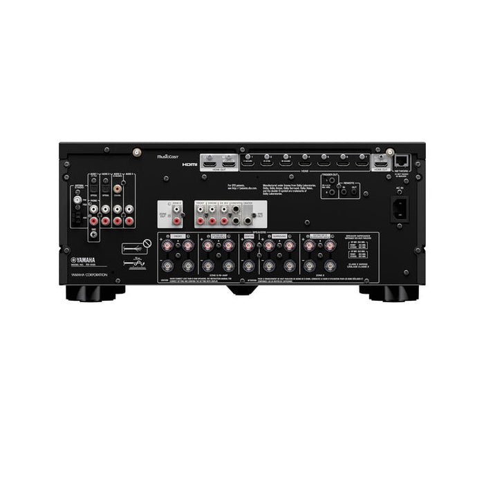 Yamaha RX-A4A | Récepteur AV 7.2 - Série Aventage - HDMI 8K - MusicCast - HDR10+ - 100W à 7.2 canaux - Zone 2 - Noir-SONXPLUS Rockland