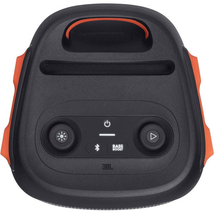 JBL PartyBox 110 | Haut-parleur portable - Sans fil - Bluetooth - Effets lumineux - 160 W - Noir - Vue de haut | SONXPLUS Rockland