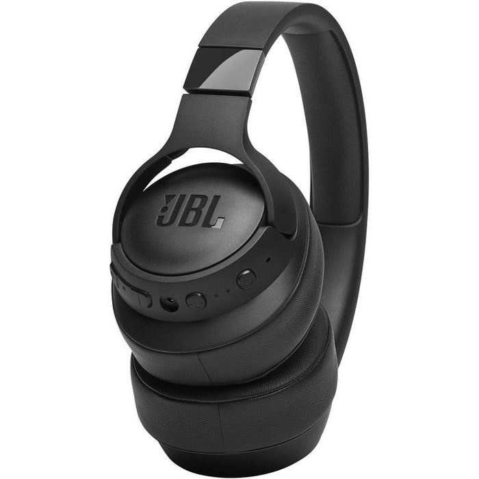 JBL Tune 760BTNC | Écouteurs sans fil circum-auriculaires - Bluetooth - Suppression active du bruit - Fast Pair - Pliable - Noir - Vue des commandes | SONXPLUS Rockland