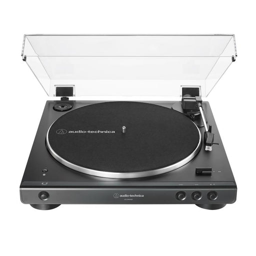 Audio Technica AT-LP60XBTBK | Stereo Turntable - Wireless - Bluetooth - Belt Drive - Fully Automatic - Black-SONXPLUS Rockland