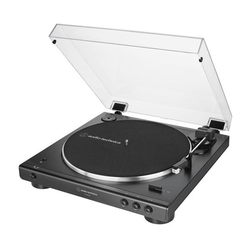 Audio Technica AT-LP60XBTBK | Stereo Turntable - Wireless - Bluetooth - Belt Drive - Fully Automatic - Black-SONXPLUS Rockland