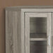 Monarch Specialties I 2701 | TV stand - 42" - Corner - Glass doors - Dark Taupe-SONXPLUS Rockland
