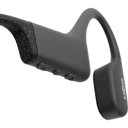 SHOKZ OpenSwim | Bone Conduction Open-Ear Headphones - For Swimming - Wireless - IP68 Waterproof - 8 Hours Battery Life - Black-SONXPLUS Rockland