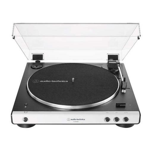 Audio Technica AT-LP60XBT | Stereo Turntable - Wireless - Bluetooth - Belt Drive - Fully Automatic - White-SONXPLUS Rockland