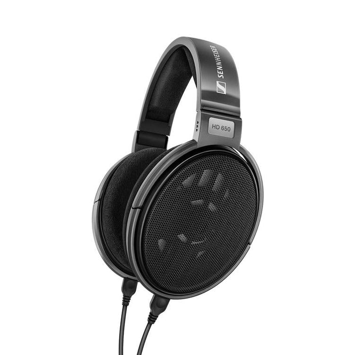 Sennheiser HD 650 | Dynamic Around-Ear Headphones - Open back design - For Audiophile - Wired - Detachable OFC cable - Black-Sonxplus Rockland