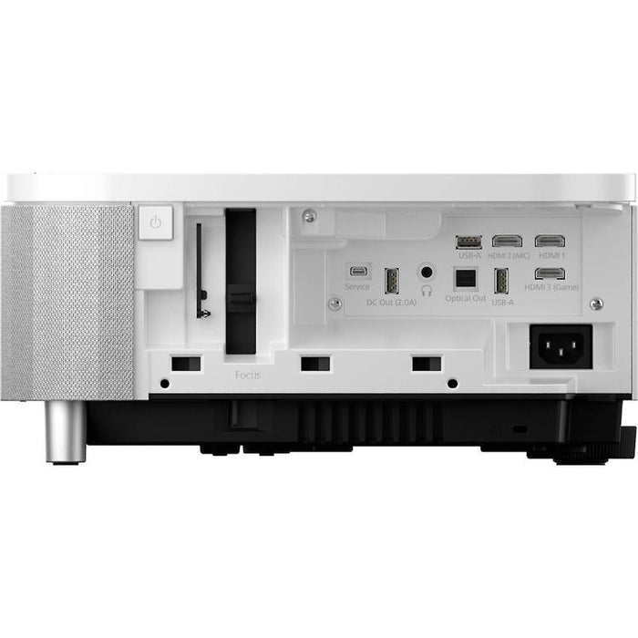 Epson EpiqVision Ultra LS800 | Projecteur laser multimédia intelligent - Technologie 3LCD - 3 puces - 16:9 - 4K Pro-UHD - Blanc-SONXPLUS Rockland