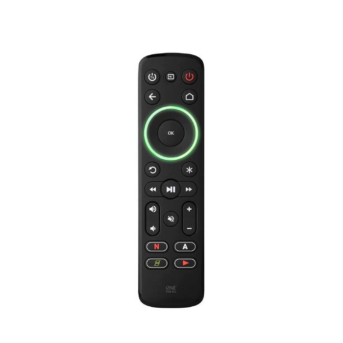 One for All URC7935R | Smart Universal Remote Control for TV, Streaming Device and Sound Bar - Smart Series - Black-Sonxplus Rocklande