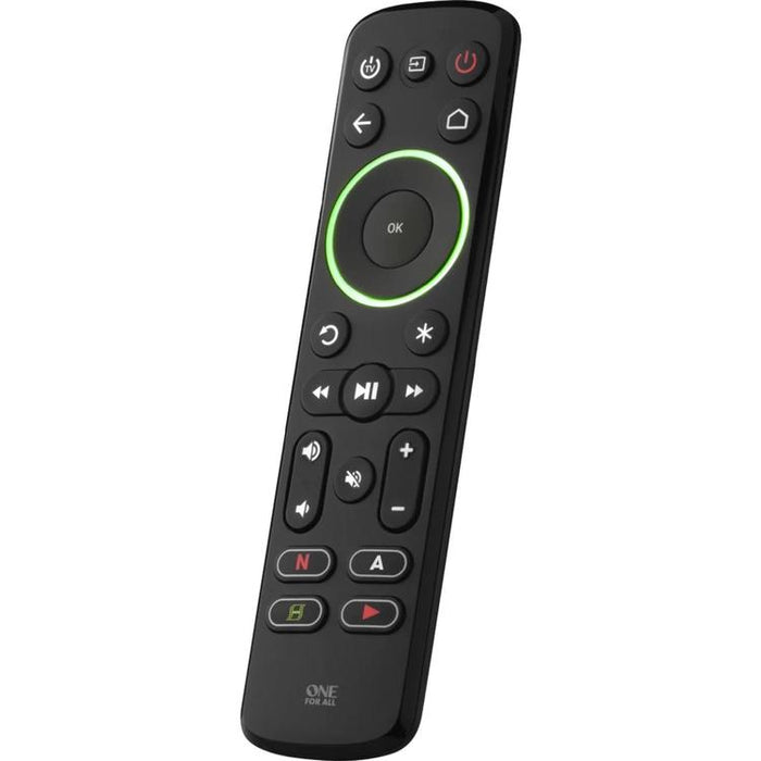 One for All URC7935R | Smart Télécommande universelle pour TV, appareil de streaming et barre de son - Smart Series - Noir-SONXPLUS Rockland