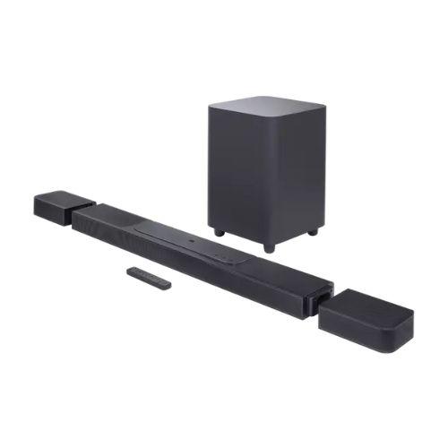 JBL Bar 1300 Pro | 11.1.4 Soundbar - Avec haut-parleurs surround amovibles et caisson de basses 10" - Dolby Atmos - DTS:X - MultiBeam - 1170W - Noir-SONXPLUS Rockland