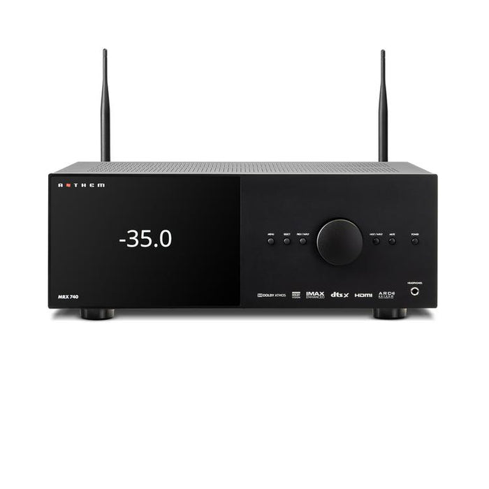 Anthem MRX 740 8K | Home Theater Receiver - 11.2 Channel Preamp and 7 Channel Amplifier - 140 W - Black-SONXPLUS Rockland