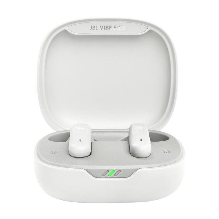 JBL Vibe Flex | In-Ear Headphones - Wireless - Bluetooth - Stick-open design - Smart Ambient Technology - White-SONXPLUS Rockland