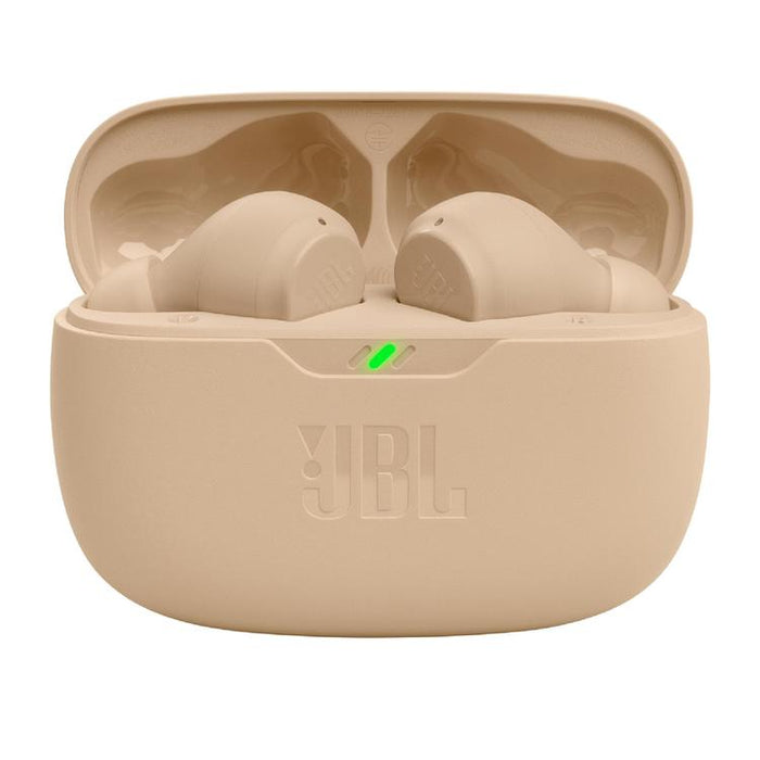 JBL Vibe Beam | Casque intra-auriculaire - Sans fil - Bluetooth - Technologie Smart Ambient - Beige-SONXPLUS Rockland