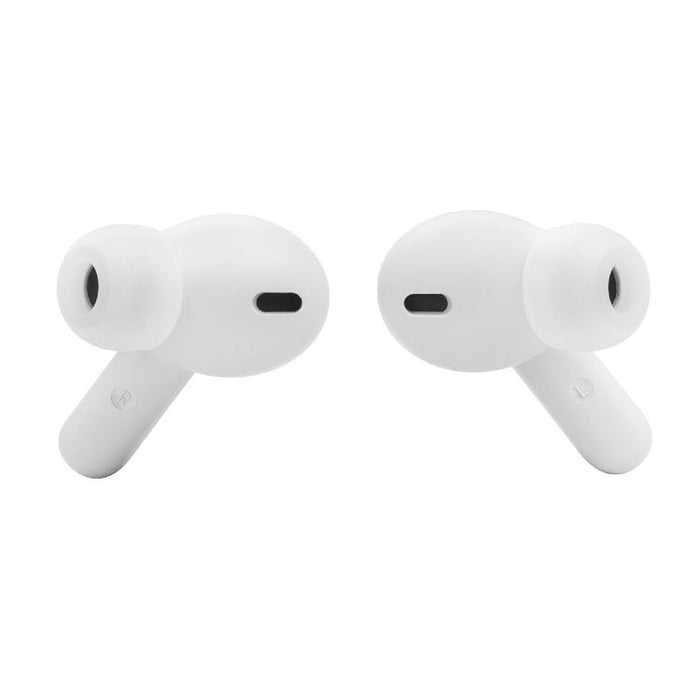 JBL Vibe Beam | In-Ear Headphones - Wireless - Bluetooth - Smart Ambient Technology - White-SONXPLUS Rockland