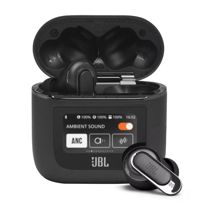 JBL TOUR PRO 2 | In-Ear Headphones - Wireless - Bluetooth - True ANC - 6 microphones - Smart case - Black-SONXPLUS Rockland