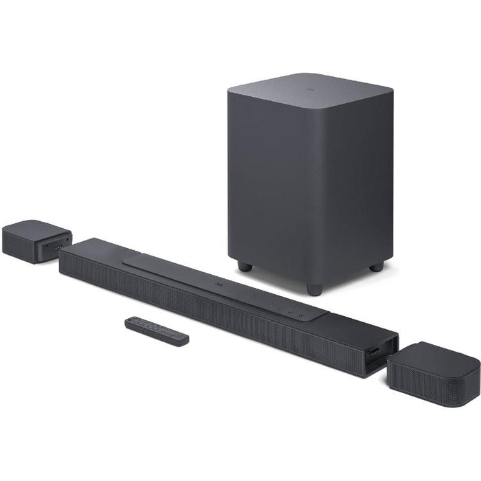 JBL Bar 700 Pro | Compact 5.1 Sound Bar - With Removable Surround Speakers - Wireless Subwoofer - Dolby Atmos - Bluetooth - 620W - Black-SONXPLUS Rockland