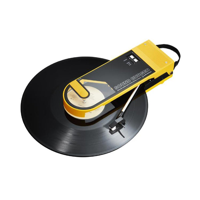 Audio Technica AT-SB727-BK | SoundBurger Table tournante portable - Batterie 12 heures - Jaune-SONXPLUS Rockland