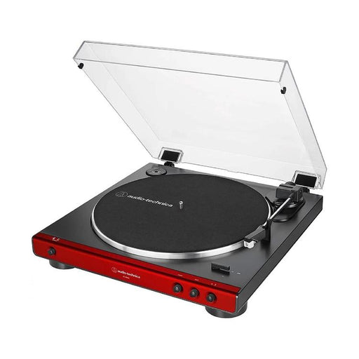 Audio Technica AT-LP60X-RD | Stereo Turntable - Belt Drive - Fully Automatic - Red-SONXPLUS Rockland
